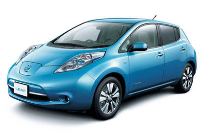 The Nissan Leaf, starting at $40,000.